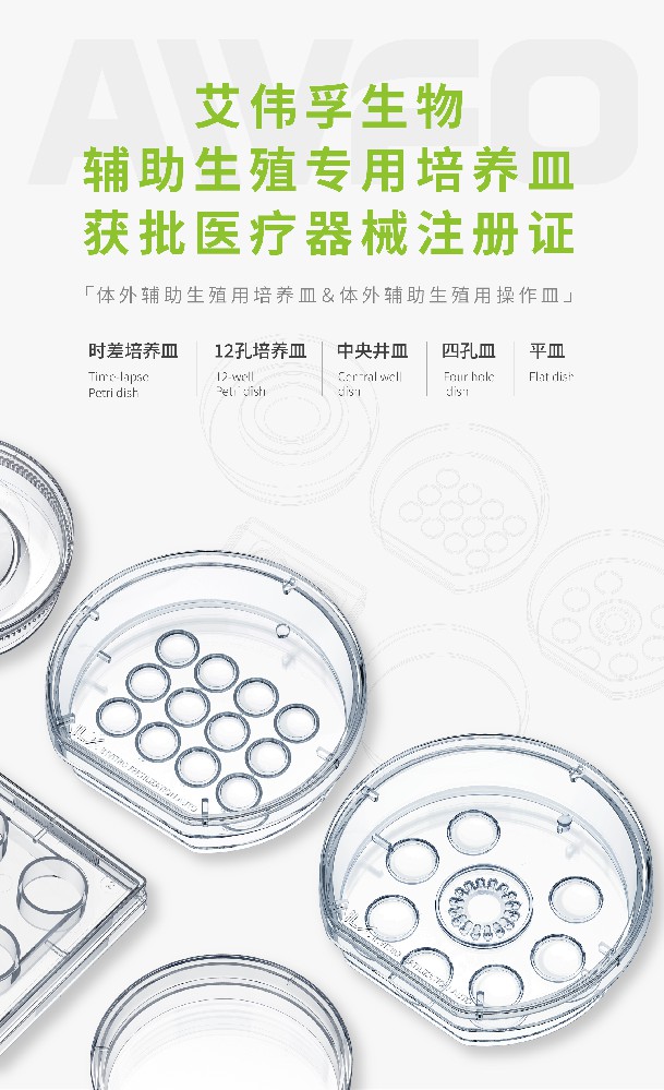 喜報 | 艾偉孚生物輔助生殖專(zhuān)用培養皿已獲批醫療器械注冊證！